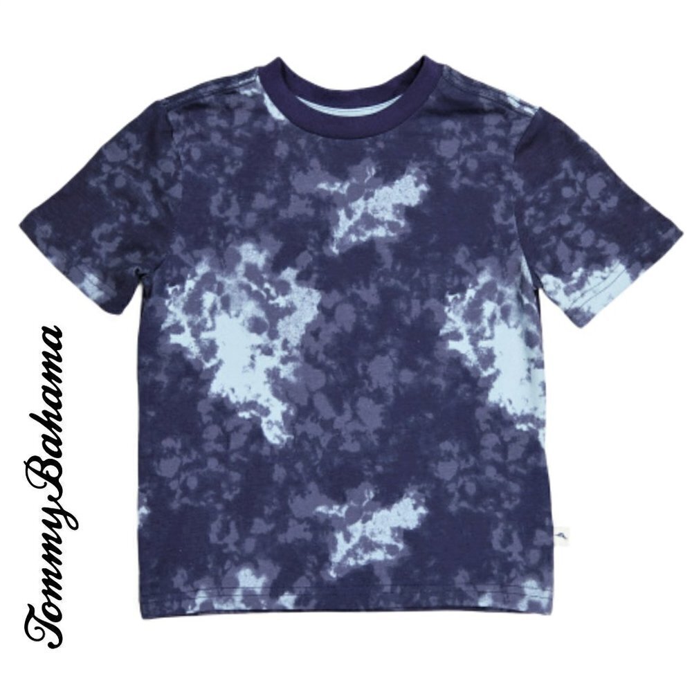 NWT Tommy Bahama Boys Tee Tie Dye Cotton Blend T-Shirt